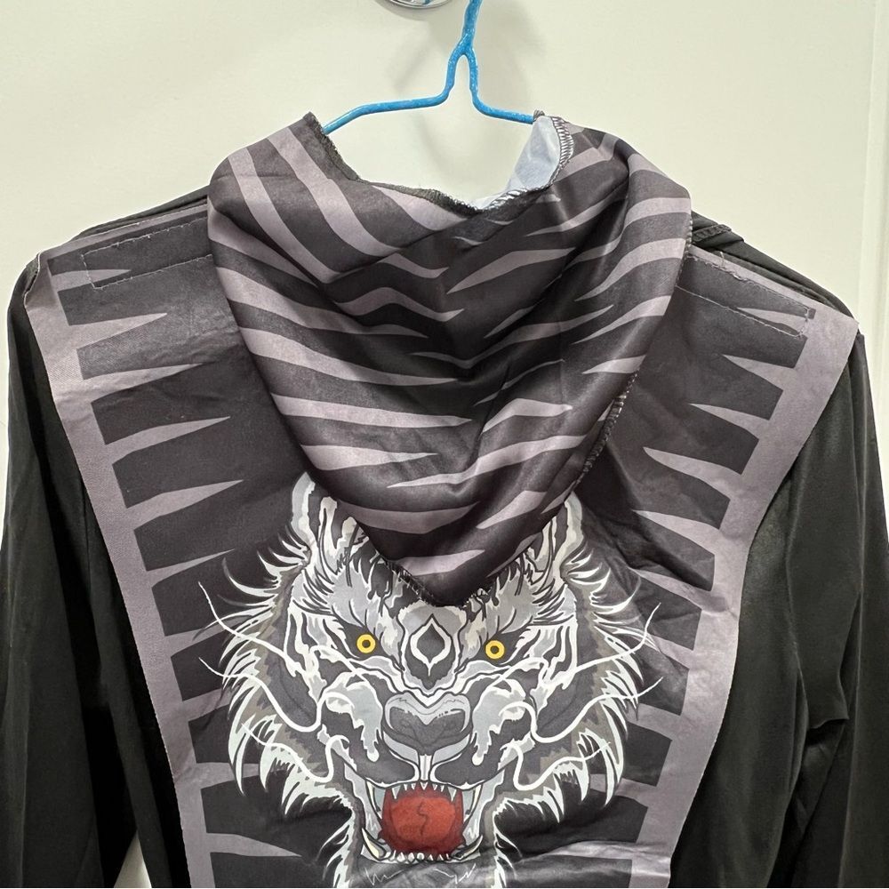 Kids Tiger Warrior Costume Size Large - Picture 5 of 6